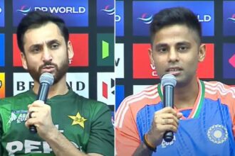 پاک بھارت ٹاکرے پر حالیہ جنگ کا اثر ہوگا؟ صحافی کے سوال پر آغا اور سوریا نے کیا کہا؟