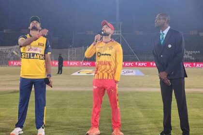 ٹی ٹوئنٹی tri-series: زمبابوے نے ٹاس جیت کر سری لنکا کے خلاف پہلے بیٹنگ کا فیصلہ کیا