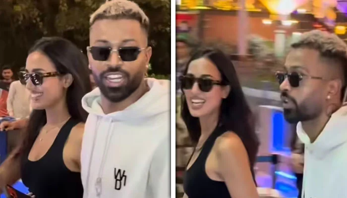 ہارڈک پانڈیا مہیکا شرما کی ریکارڈنگ پر پاپارازی پر برہم