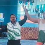نیشنل گیمز: انعام بٹ نے ریسلنگ میں گولڈ جیت کر مسلسل 18ویں بار قومی چیمپئن کا اعزاز حاصل کر لیا
