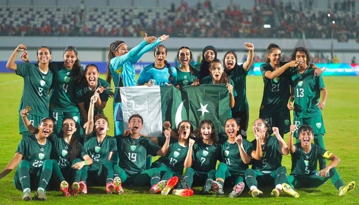 پاکستان ویمنز فٹبال ٹیم تاریخ میں پہلی بار فیفا سیریز کا حصہ