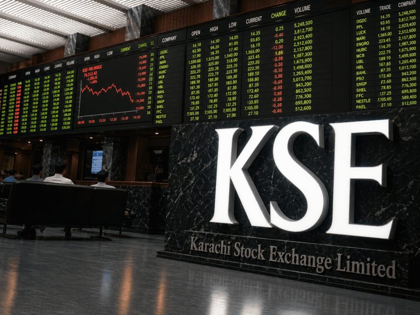 کے ایس ای-100 میں 2,588 پوائنٹس کی بڑی کمی، پاکستان اسٹاک ایکسچینج میں فروخت کا دباؤ حاوی