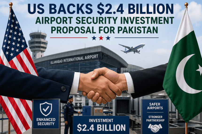 پاکستان کے لیے ہوائی اڈوں کی سکیورٹی پر 2.4 ارب ڈالر کی امریکی حمایت یافتہ تجویز