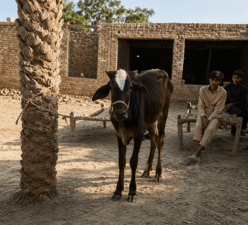 پنجاب میں جانور پر بہیمانہ تشدد، زبان کاٹنے کے الزام میں ملزم گرفتار