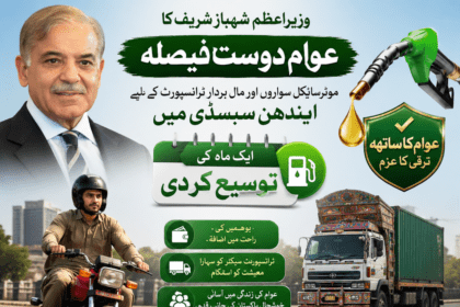وزیراعظم شہباز نے موٹرسائیکل سواروں اور مال بردار ٹرانسپورٹ کے لیے ایندھن سبسڈی میں ایک ماہ کی توسیع کر دی