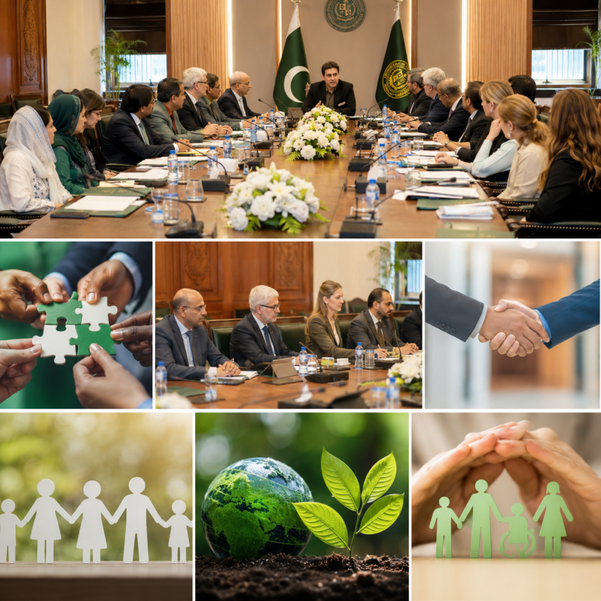 سندھ میں موسمیاتی لحاظ سے مضبوط سماجی تحفظ منصوبے کی پیش رفت کا جائزہ