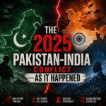 2025 پاکستان-بھارت تنازع — واقعات کی ترتیب