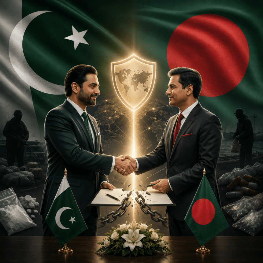 پاکستان اور بنگلہ دیش کا منشیات کی سمگلنگ روکنے کے لیے تاریخی معاہدہ