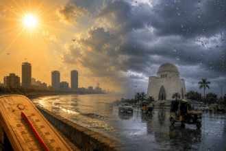 کراچی میں گرمی اور حبس کا راج، شہر کے کچھ حصوں میں ہلکی بارش کا امکان