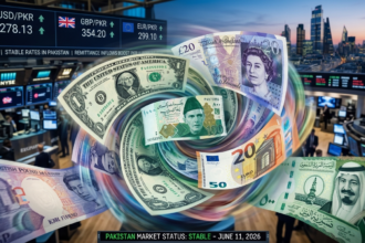 پاکستان میں ڈالر اور دیگر کرنسیوں کے ریٹس مستحکم — 11 جون 2026