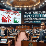 آڈٹ رپورٹ کا انکشاف: مالی سال 25-2024 میں 3,177 ارب روپے پارلیمانی منظوری کے بغیر خرچ