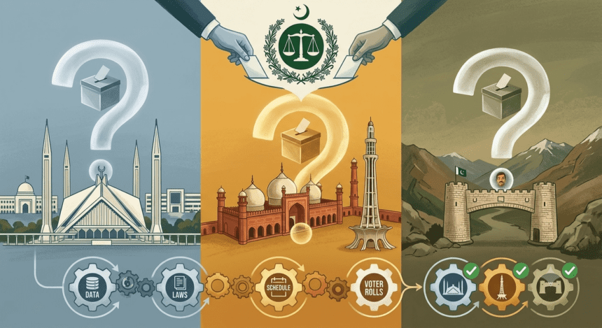 الیکشن کمیشن: اسلام آباد، پنجاب اور کے پی میں بلدیاتی انتخابات کے انعقاد پر غور