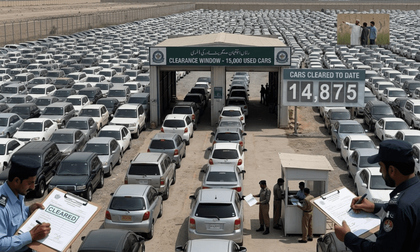 15 ہزار استعمال شدہ گاڑیوں کو کلیئرنس کی مہلت، حکومت کا اہم فیصلہ