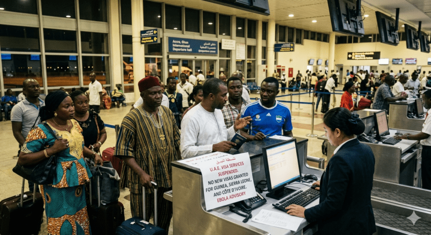 UAE Suspends New Visas for Nationals of Three Countries Amid Ebola Concerns