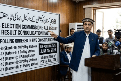گلگت بلتستان الیکشن کمیشن کا 5 حلقوں میں دوبارہ پولنگ تک نتائج روکنے کا فیصلہ