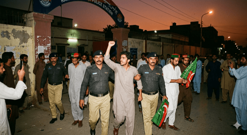 کراچی: الطاف حسین کے حق میں نعرے بازی اور جھنڈے لہرانے پر 11 افراد گرفتار