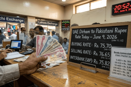 یو اے ای درہم کی پاکستانی روپے کے مقابلے میں مستحکم پوزیشن برقرار — 9 جون 2026