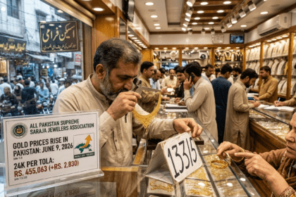پاکستان میں سونے کی قیمتوں میں اضافہ — 9 جون 2026