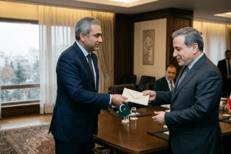 محسن نقوی کی عباس عراقچی سے ملاقات، خصوصی خط پہنچا دیا