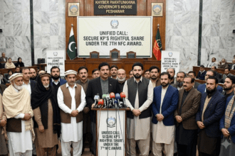 گورنر کندی کا این ایف سی ایوارڈ میں خیبرپختونخوا کے حصے کے لیے مشترکہ جدوجہد کا مطالبہ