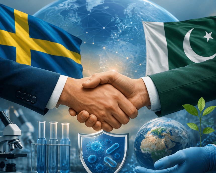 سویڈن کا اینٹی مائیکروبیل مزاحمت کے خلاف پاکستان کے عالمی کردار کی حمایت کا اعلان