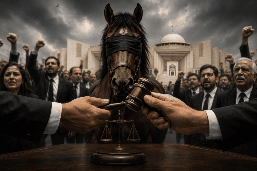 وکلاء ایکشن کمیٹی کا جوڈیشل کمیشن پر 'ہارس ٹریڈنگ' کا الزام، ملک گیر تحریک کا اعلان