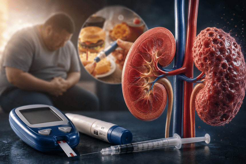 ذیابیطس میں اضافے سے گردوں کے امراض میں تشویشناک حد تک تیزی