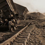 مٹیاری کے قریب مال گاڑی پٹری سے اتر گئی، ٹرین آپریشن معطل