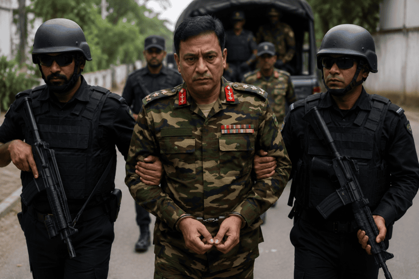 بنگلہ دیش: ہیفازٹ اسلام کریک ڈاؤن کیس میں سابق انٹیلی جنس چیف گرفتار