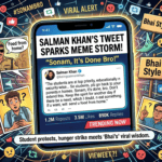 سلمان خان کی ’سونم، اٹس ڈن برو!‘ پوسٹ پر میمز کا طوفان، چیف جسٹس کے احتجاج سے متعلق ٹویٹ وائرل