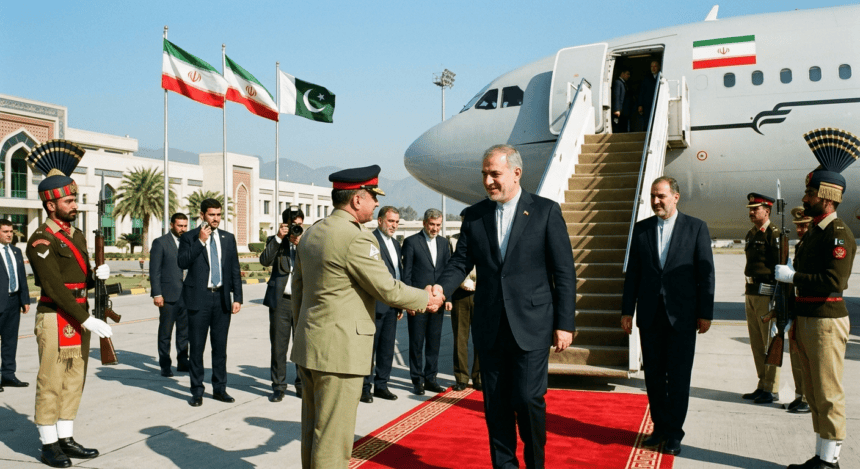 ایرانی وزیر داخلہ اسکندر مومنی سکیورٹی مذاکرات کے لیے اسلام آباد پہنچ گئے