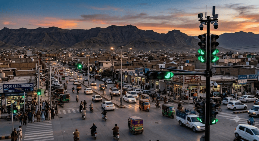 کوئٹہ میں ٹریفک جام کا خاتمہ: اسمارٹ سگنل سسٹم کا فیصلہ