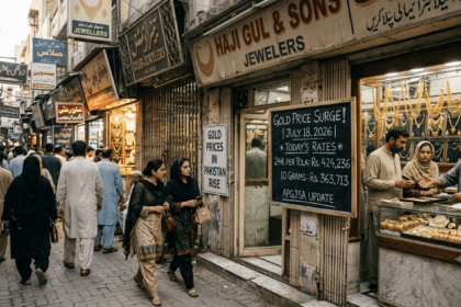 پاکستان میں سونے کی قیمتوں میں اضافہ – 18 جولائی 2026