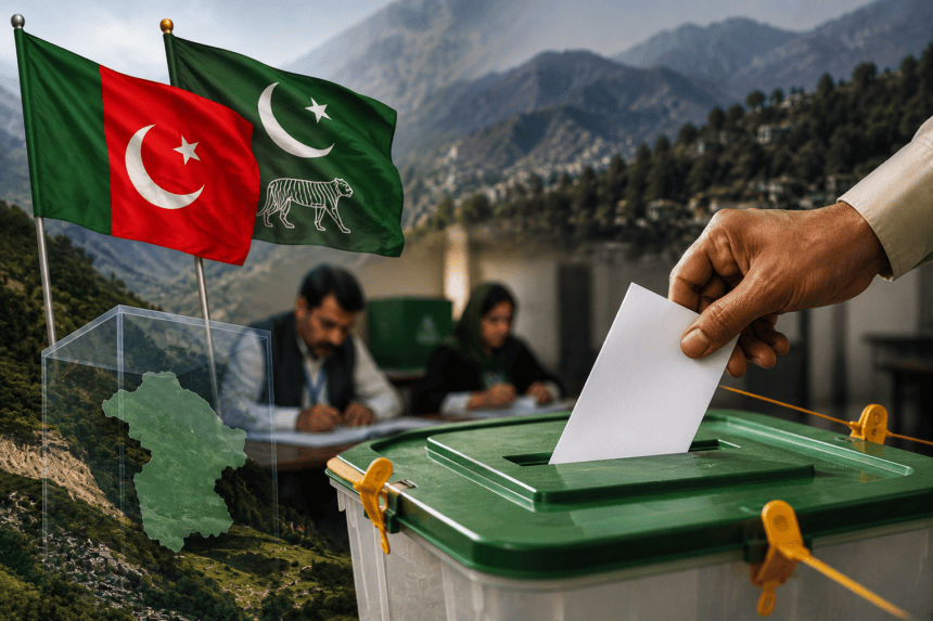 آزاد کشمیر انتخابات: باغ میں دوبارہ پولنگ کے بعد پی پی پی اور ن لیگ کی برتری برقرار