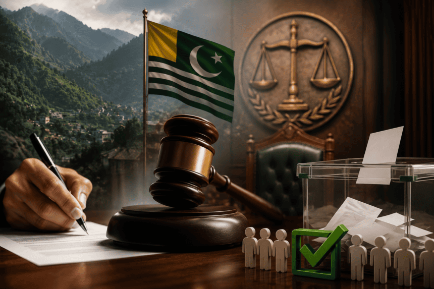 آزاد جموں و کشمیر الیکشن کمیشن: ایل اے 17 پر چوہدری یاسین راٹھور کی کامیابی برقرار