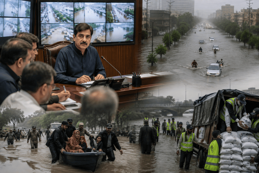 سندھ میں مون سون بارشیں، وزیراعلیٰ کا ہنگامی امداد کا حکم