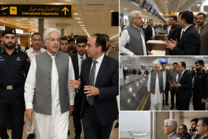خواجہ آصف کا لاہور ایئرپورٹ کا دورہ، سہولیات کی فوری بہتری کا حکم