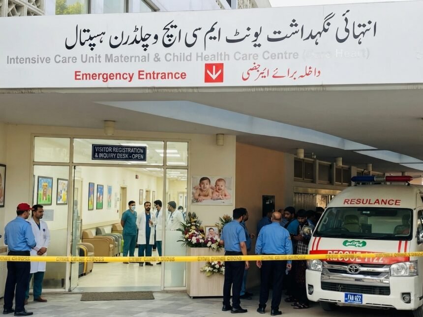 پمز اسپتال اسلام آباد کے نرسری وارڈ میں آتشزدگی، 14 نومولود جاں بحق