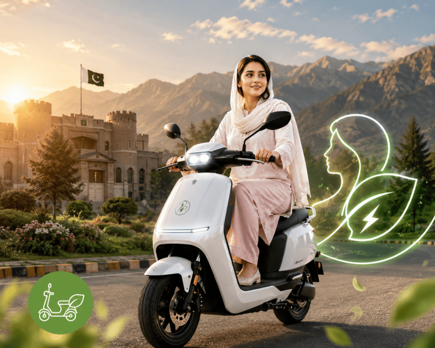 خیبر پختونخوا: خواتین کے لیے مفت الیکٹرک سکوٹرز کی فراہمی کا فیصلہ