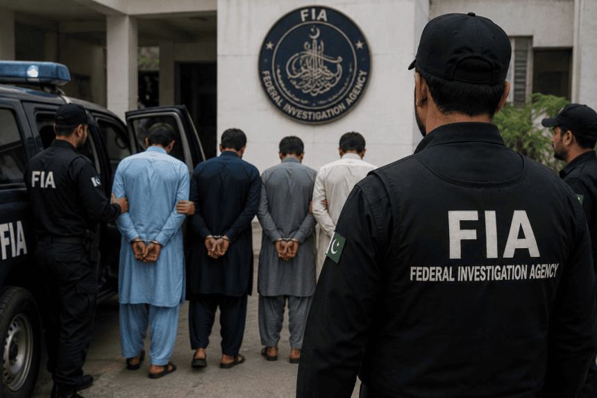 ایف آئی اے نے حوالہ ہنڈی نیٹ ورک کے چار ملزمان کو گرفتار کر لیا