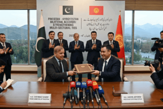 پاکستان اور کرغزستان کے درمیان کثیر الجہتی تعاون کے معاہدوں پر دستخط