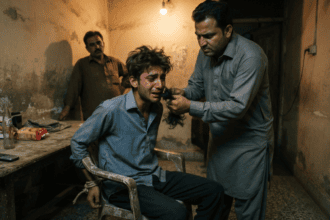 کراچی کے پوش علاقے ڈیفنس میں نوجوان پر تشدد، زبردستی بال کھلانے کا واقعہ