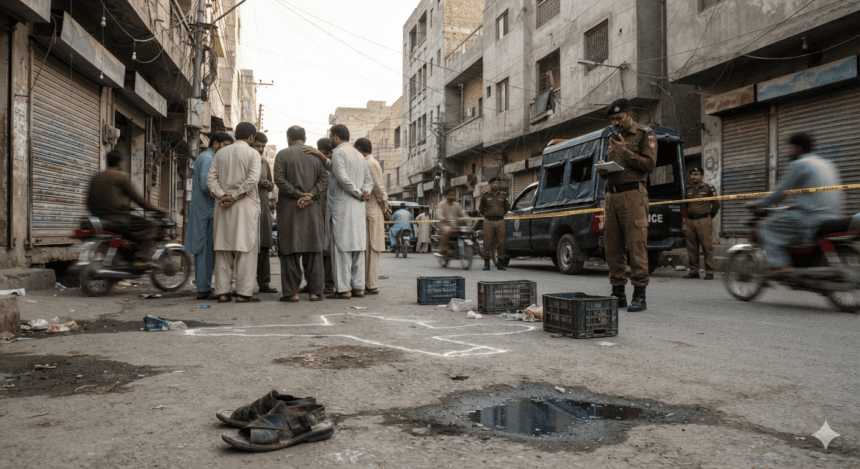 راچی کے علاقے لیاقت آباد میں ڈکیتی مزاحمت پر نوجوان قتل