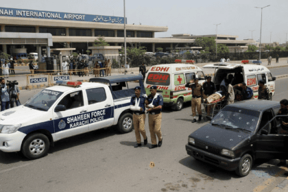 کراچی ایئرپورٹ کے قریب فائرنگ: شاہین فورس کا اہلکار شہید، ایک زخمی