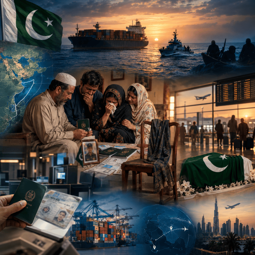 صومالیہ میں قزاقوں کی فائرنگ سے جاں بحق پاکستانیوں کی میتیں وطن لانے میں مشکلات