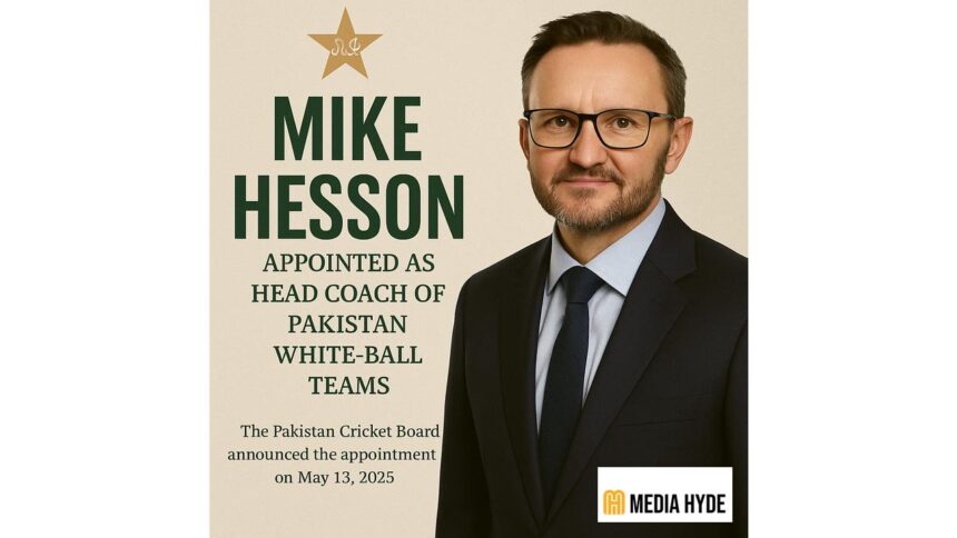 Mike Hesson Appointed as Pakistan’s White-Ball Head Coach