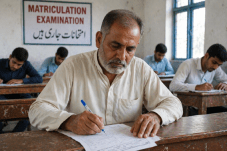55-Year-Old Man Appears for Matric Exams in Muzaffargarh