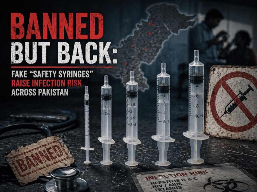 Pakistan’s Needle Crisis: Banned Fake ‘Safety’ Syringes Flood Markets