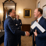 Finance Minister Meets U.S. Treasury’s Francis Brooke, Discusses Economic Cooperation