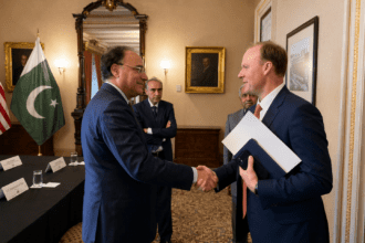 Finance Minister Meets U.S. Treasury’s Francis Brooke, Discusses Economic Cooperation